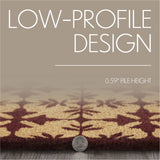 Mosaic Burgundy Door Mats-Lange General Store