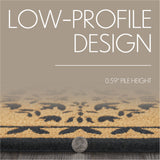 Mosaic Medallion Charcoal Door Mats-Lange General Store