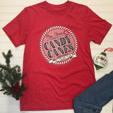 Mrs. Claus Candy Canes T-Shirt-Lange General Store