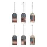 My Country Americana Tag Ornaments Set of 6-Lange General Store