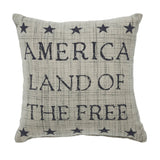 My Country Land of the Free Pillow 6x6-Lange General Store