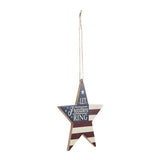My Country Let Freedom Ring Star Ornament-Lange General Store