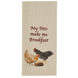My Pets Breakfast Kitchen Towel-Lange General Store