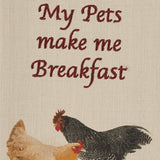 My Pets Breakfast Kitchen Towel-Lange General Store