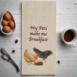 My Pets Breakfast Kitchen Towel-Lange General Store