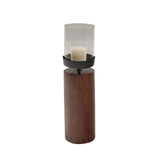 Natural Wood Log Votive Candle Holders