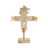 Natural Wooden Scarecrow-Lange General Store