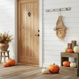 Natural Wooden Scarecrow Wall Hanging-Lange General Store