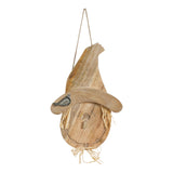 Natural Wooden Scarecrow Wall Hanging-Lange General Store