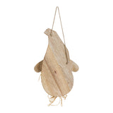 Natural Wooden Scarecrow Wall Hanging-Lange General Store