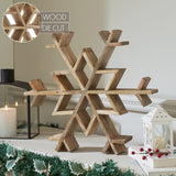 Natural Wooden Snowflakes-Lange General Store