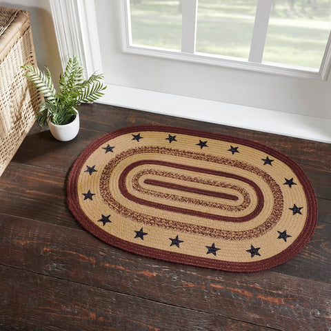 Navy Star Collection Braided Rugs – Lange General Store