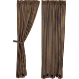 Navy Star Panel Curtains-Lange General Store