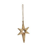 Northern Yule Natural Wooden Stars-Lange General Store