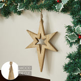 Northern Yule Natural Wooden Stars-Lange General Store