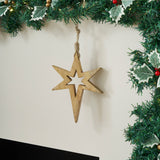 Northern Yule Natural Wooden Stars-Lange General Store