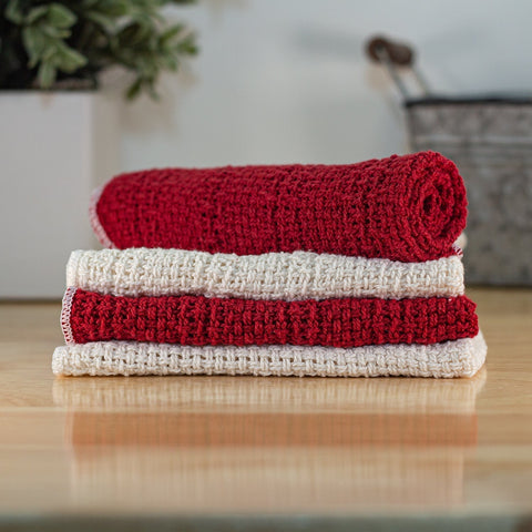Old Fashioned Country Cotton Dishcloths Set of 4 – Lange General Store