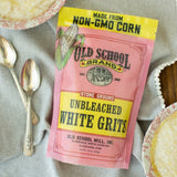 Old School Stone Ground White Grits, 1 lb.-Lange General Store