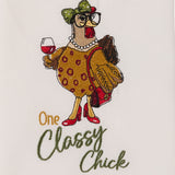 One Classy Chick Dishtowel-Lange General Store