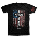 One Nation Flag Hold Fast T-Shirt-Lange General Store