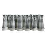 Onyx and Ivory Layered Valance-Lange General Store