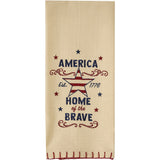 Our Flag & Home of the Brave Dish Towels-Lange General Store