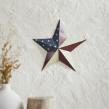 Painted Metal American Flag Theme Stars-Lange General Store