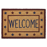 Patriotic Stars Welcome Door Mats-Lange General Store