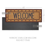 Patriotic Stars Welcome Door Mats-Lange General Store