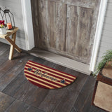 Patriotic Stripes Welcome Door Mats-Lange General Store