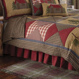 Peaceful Cabin Queen Bed Skirt-Lange General Store