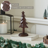 Peaceful Pine Dark Wooden Tree-Lange General Store