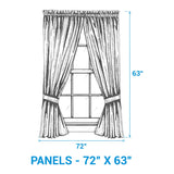 Pear Grove Short Panel Curtains-Lange General Store
