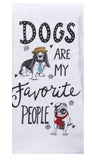 Pet Lovers Only Favorite People Dog Terry Towel-Lange General Store