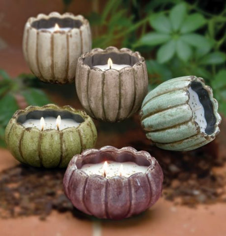 Petal Pottery Candles-Lange General Store