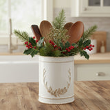 Pine Bough Antler Utensil Crock-Lange General Store