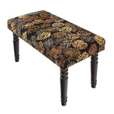Rustic Pinecone Hooked Bench