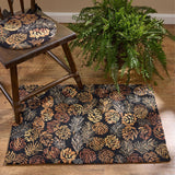 Rustic Pinecone Hooked Rugs