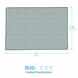 Rustic Pinecone Hooked Rugs
