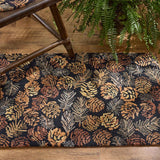 Rustic Pinecone Hooked Rugs