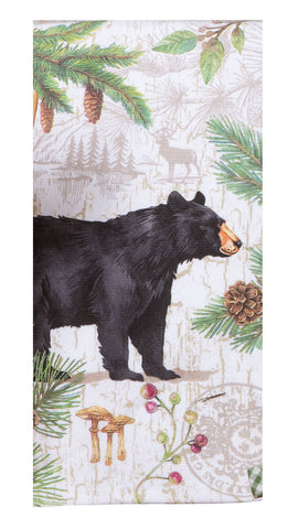 Pinecone Trails Bear Terry Towel-Lange General Store