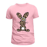 Pink Leopard Bunny T-Shirt-Lange General Store