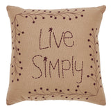 Pip Vinestar Live Simply Pillow 6x6-Lange General Store