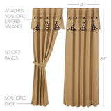 Pip Vinestar Long Panel Curtains-Lange General Store