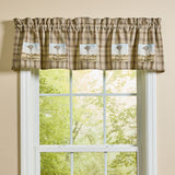 Windmill Farm Tinderbox Brown Patch Valance
