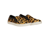 Plush Leopard Sneakers-Lange General Store