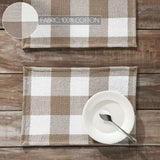 Portabella Buffalo Check Placemat Set of 2-Lange General Store