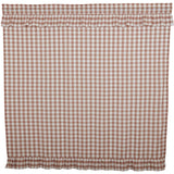 Portabella Buffalo Check Ruffled Shower Curtain-Lange General Store