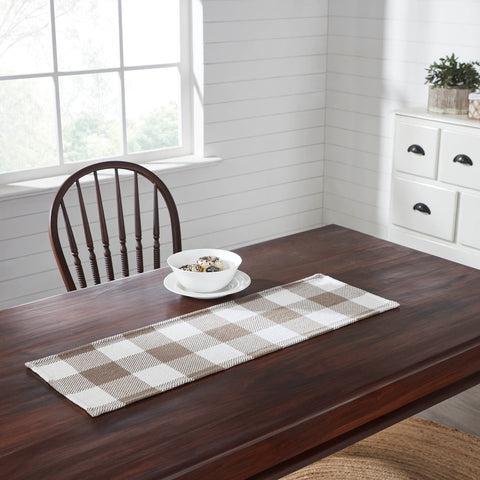 Portabella Check Table Runners-Lange General Store