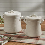 Potter's Stone Canisters-Lange General Store